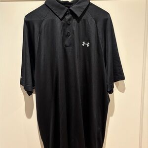 Under Armour Black Performance Polo Shirt